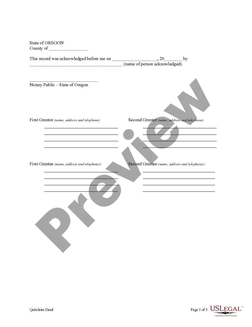 Get Quitclaim Deed by Two Individuals to Husband and Wife Preview Quitclaim Deed by Two Individuals to Husband and Wife