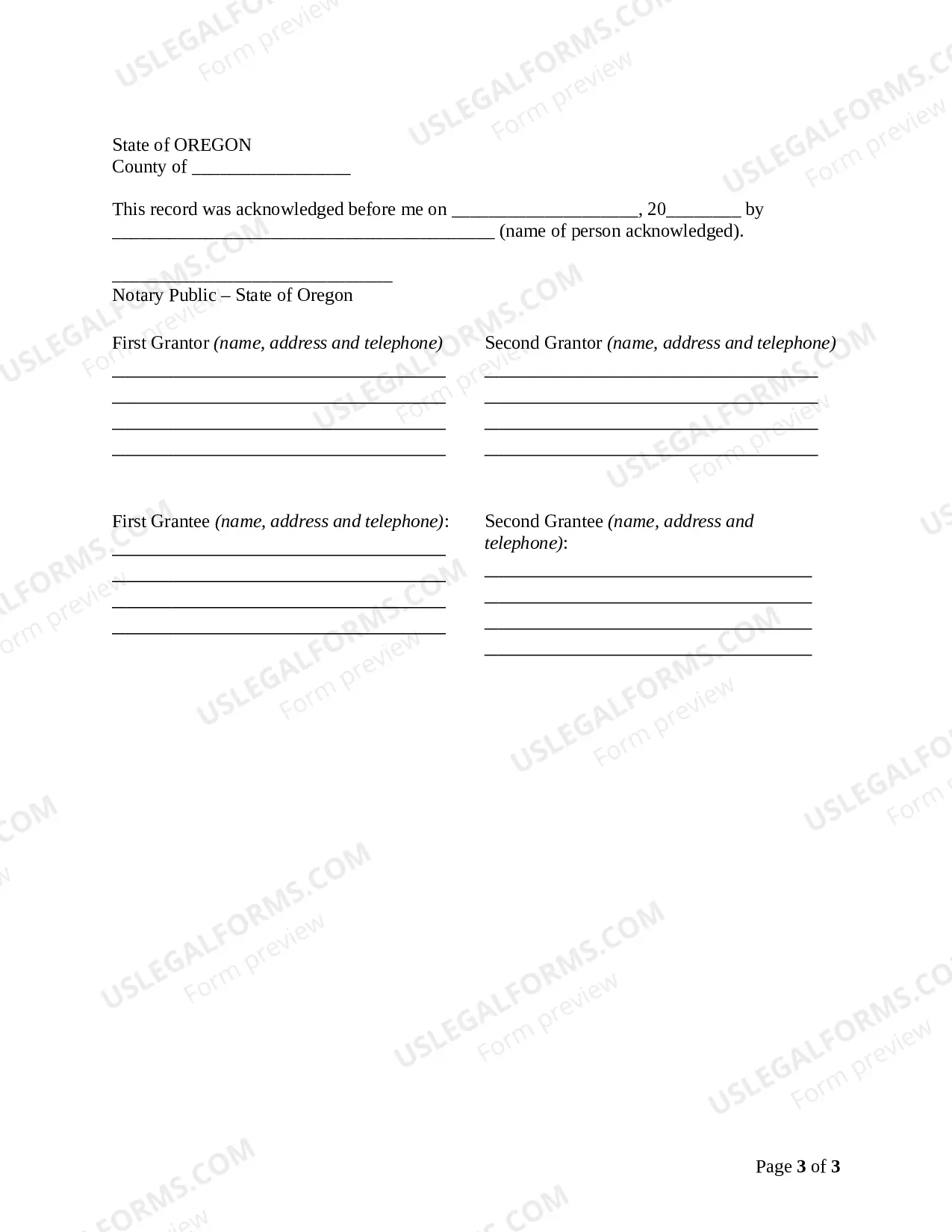 Preview Quitclaim Deed by Two Individuals to Husband and Wife