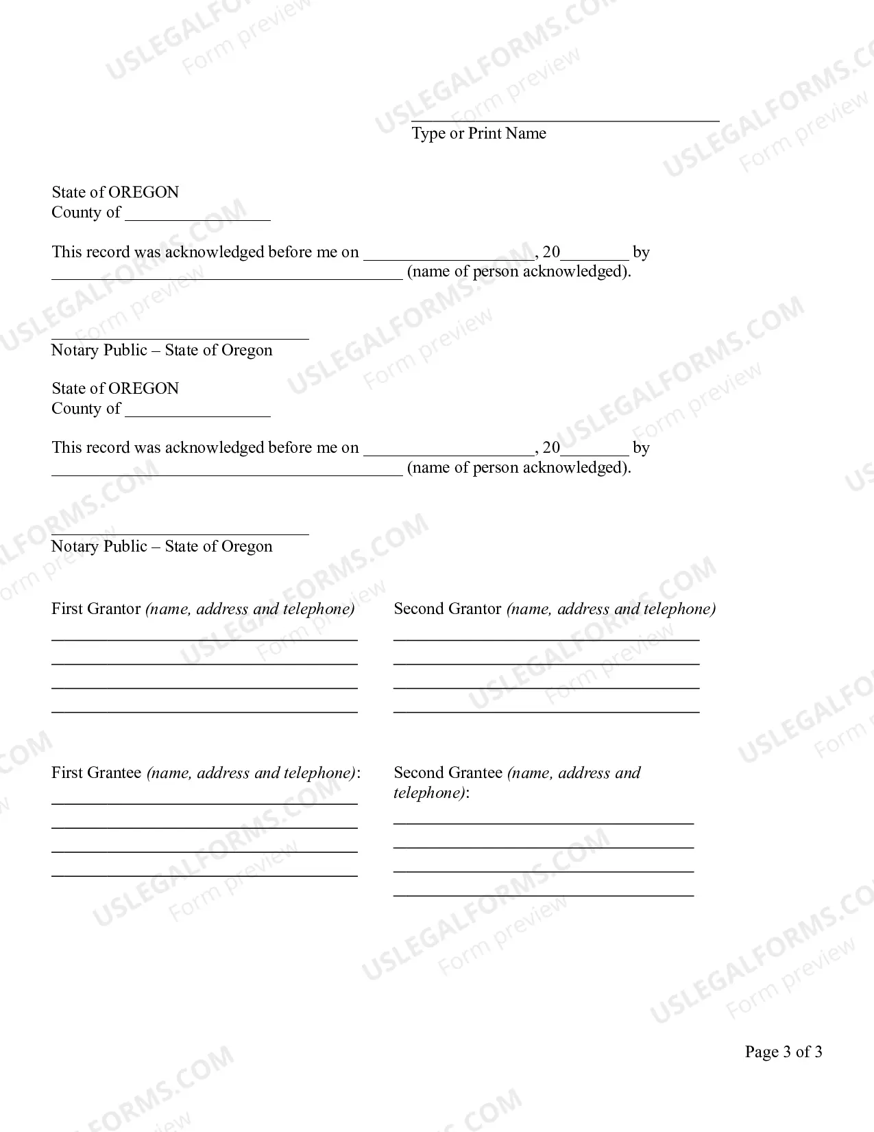 Preview Warranty Deed from two Individuals to Husband and Wife