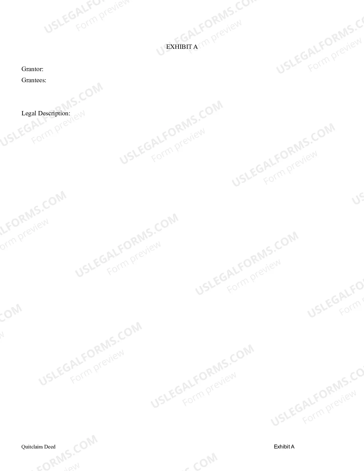 Preview Quitclaim Deed from a Limited Liability Company to Two Individuals