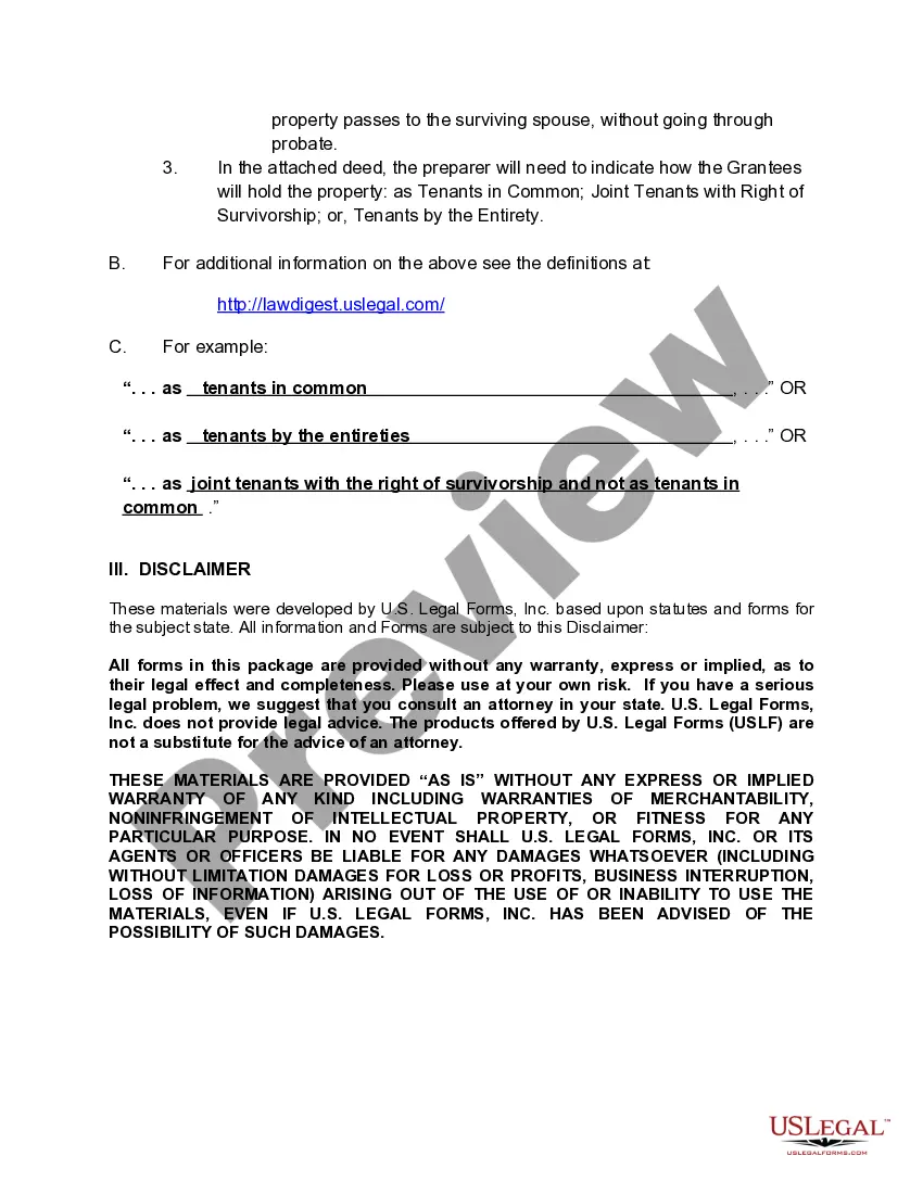 Get Warranty Deed from an Individual to Two Individuals / Husband and Wife Preview Warranty Deed from an Individual to Two Individuals / Husband and Wife