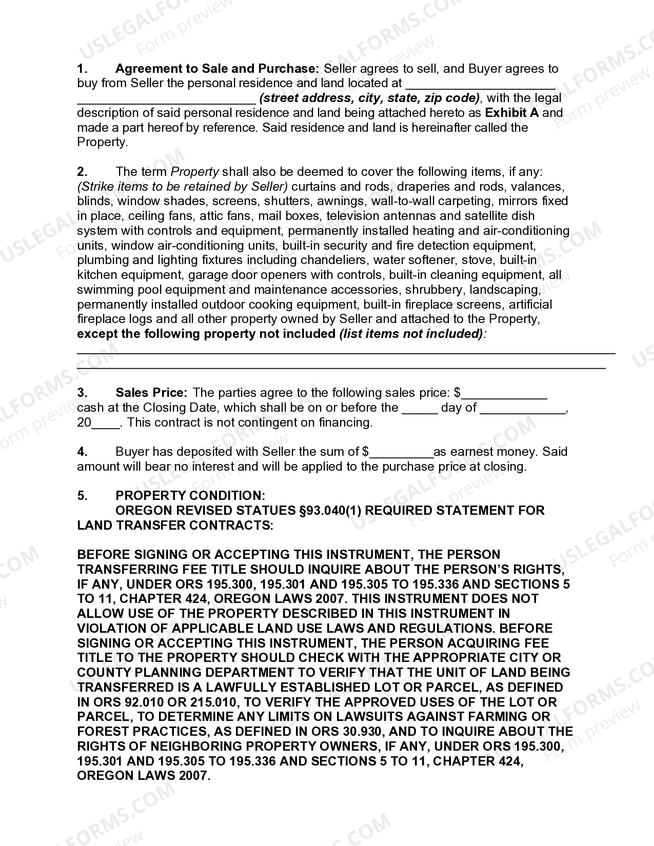 Lease With Option To Purchase Agreement Template US Legal Forms