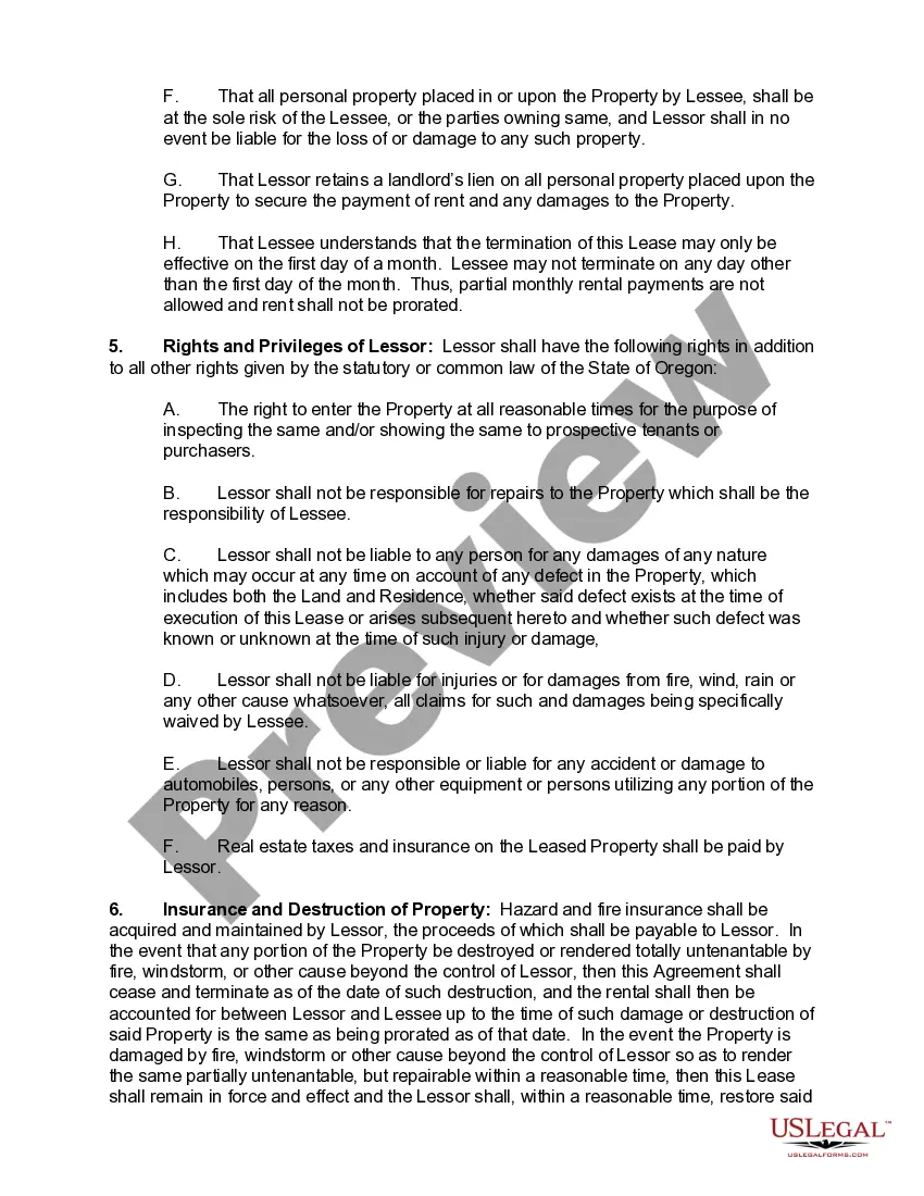 Get Oregon Residential Lease Agreement with Option to Purchase Preview Oregon Residential Lease Agreement with Option to Purchase