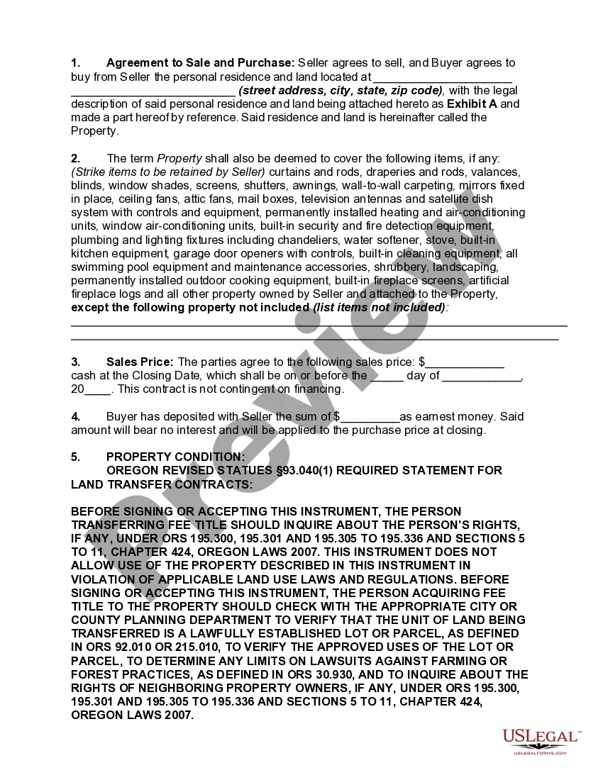 Get Oregon Residential Lease Agreement with Option to Purchase Preview Oregon Residential Lease Agreement with Option to Purchase