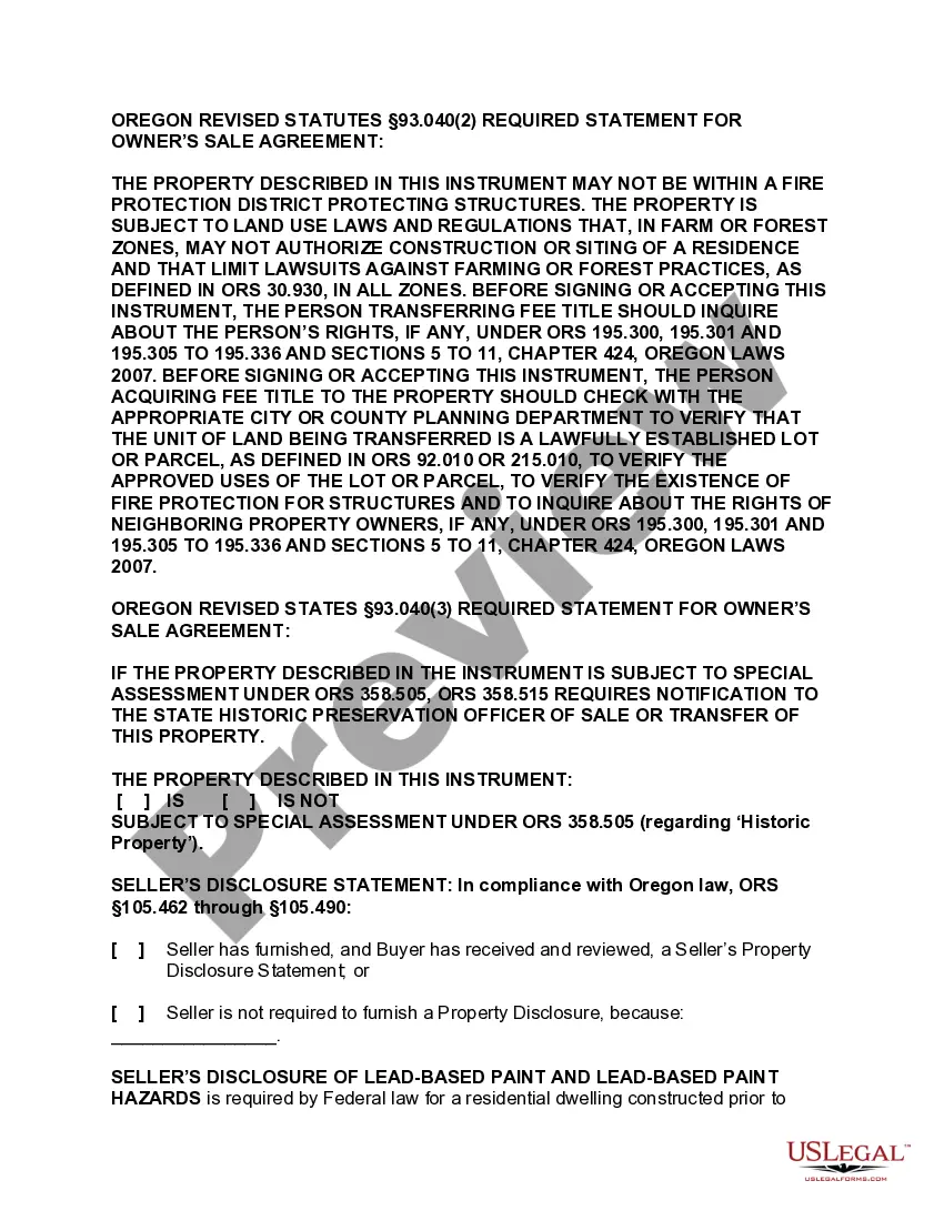 Get Oregon Residential Lease Agreement with Option to Purchase Preview Oregon Residential Lease Agreement with Option to Purchase