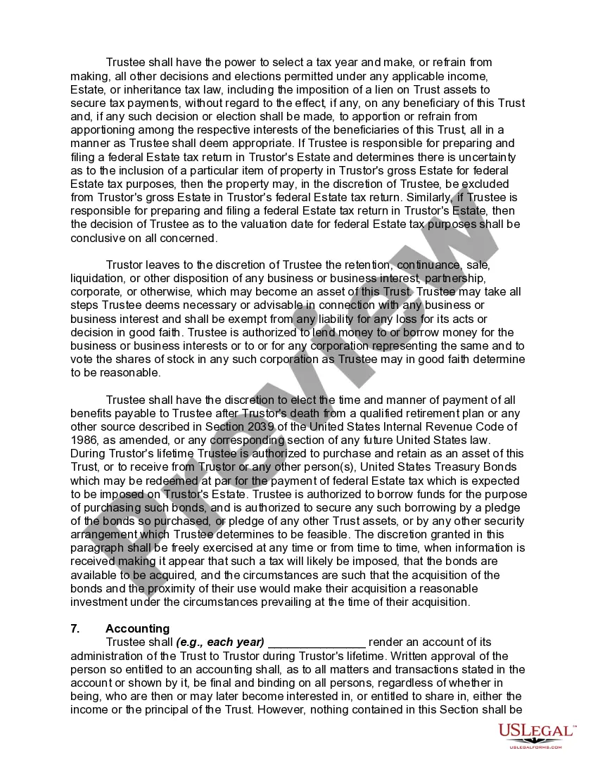 Get Irrevocable Trust for Lifetime Benefit of Disabled Trustor with Power of Invasion in Trustor Preview Irrevocable Trust for Lifetime Benefit of Disabled Trustor with Power of Invasion in Trustor