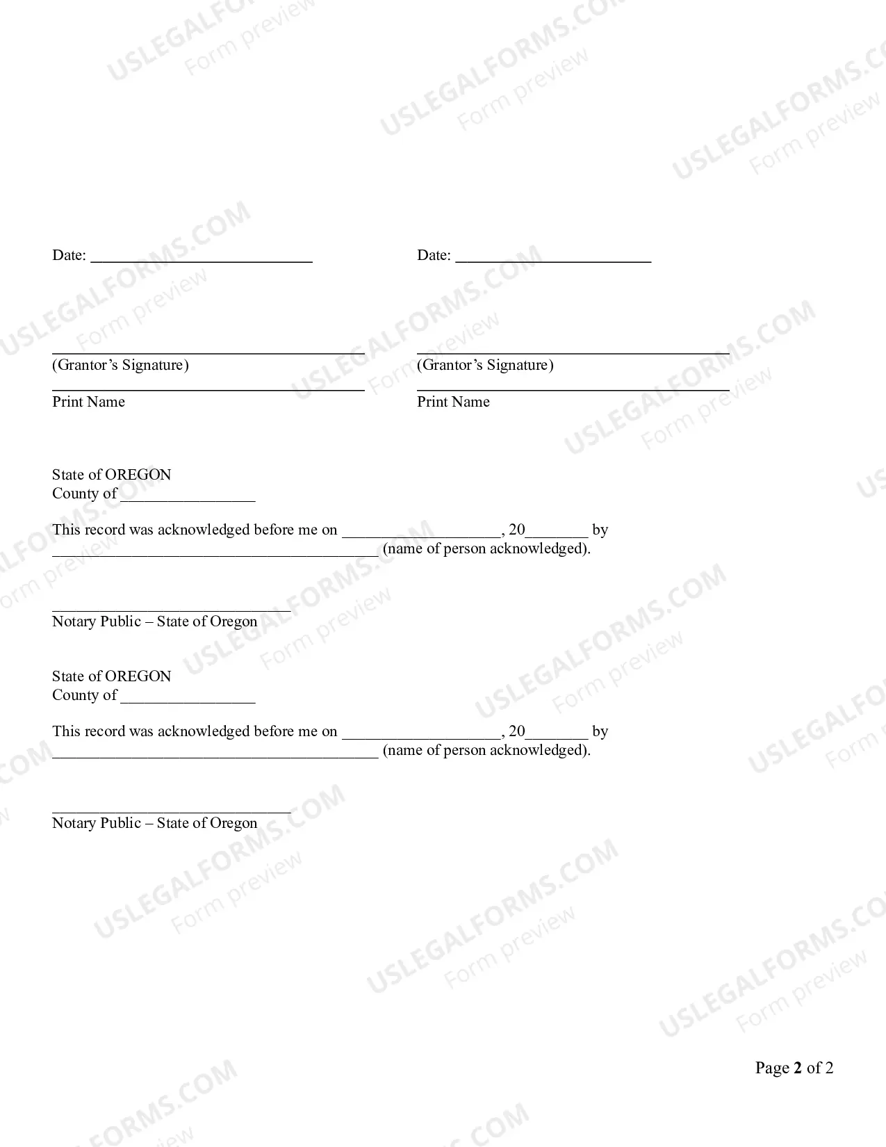 Preview Transfer on Death Deed from Husband and Wife / Two Individuals to Two Individual Beneficiaries.