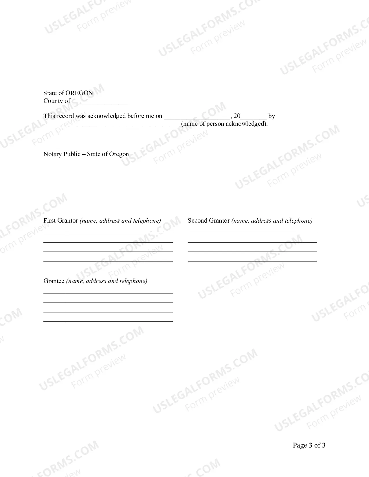 Preview Quitclaim Deed from Husband and Wife to Corporation