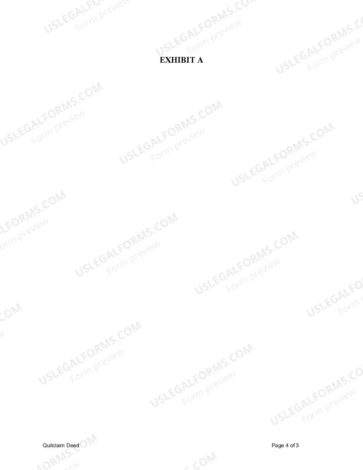 Preview Quitclaim Deed from Husband and Wife to LLC