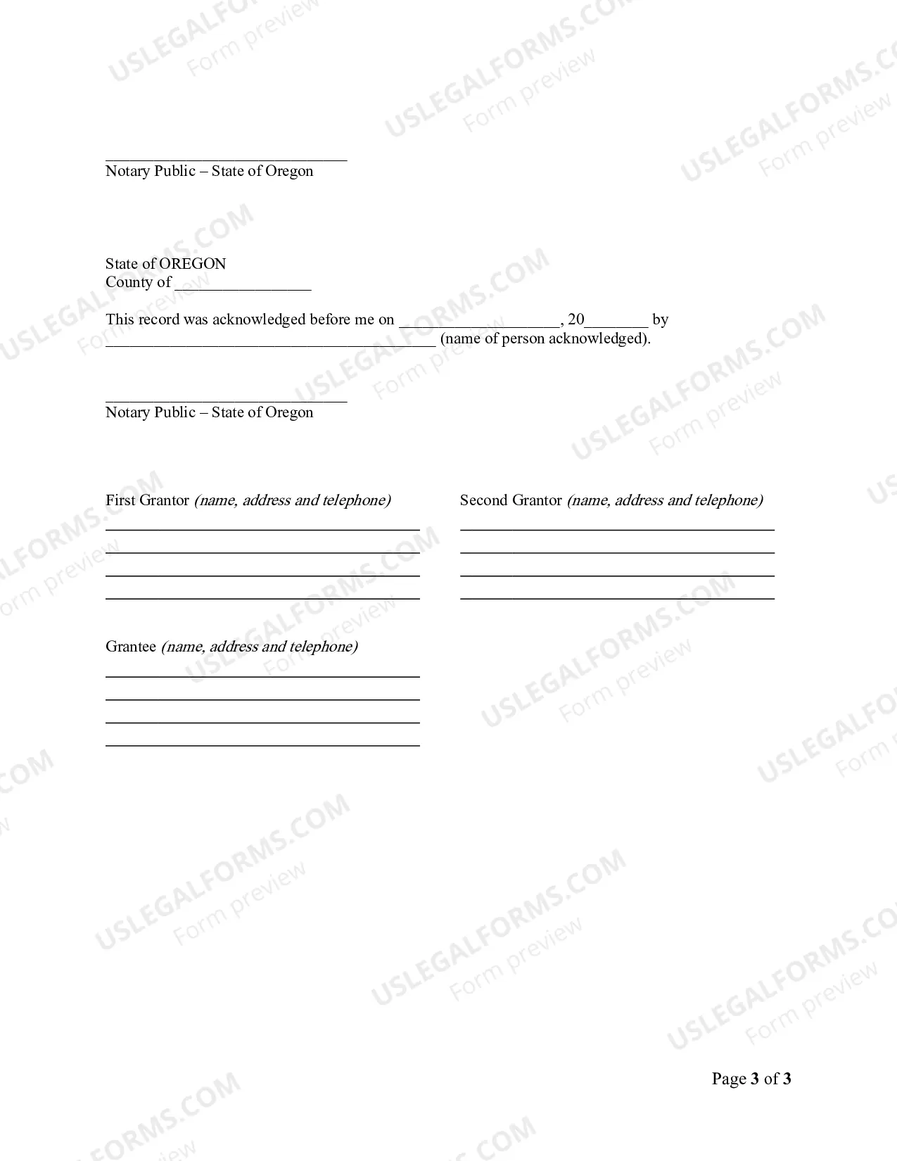 Preview Warranty Deed from Husband and Wife to LLC