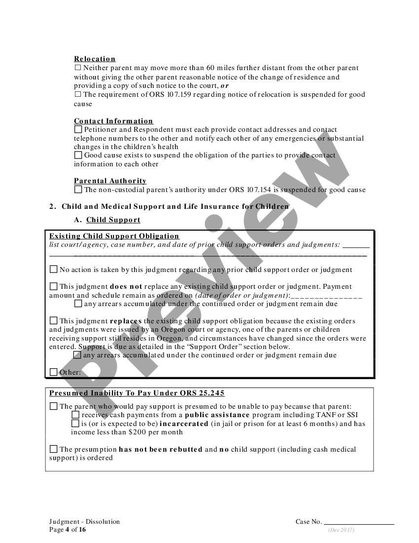 oregon assignment of judgment