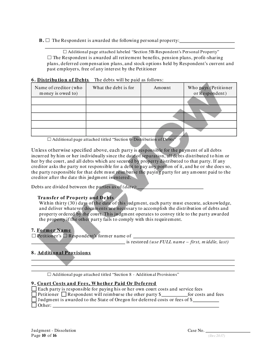 Get Stipulated General Judgment of Dissolution of Marriage and Money Award Preview Stipulated General Judgment of Dissolution of Marriage and Money Award