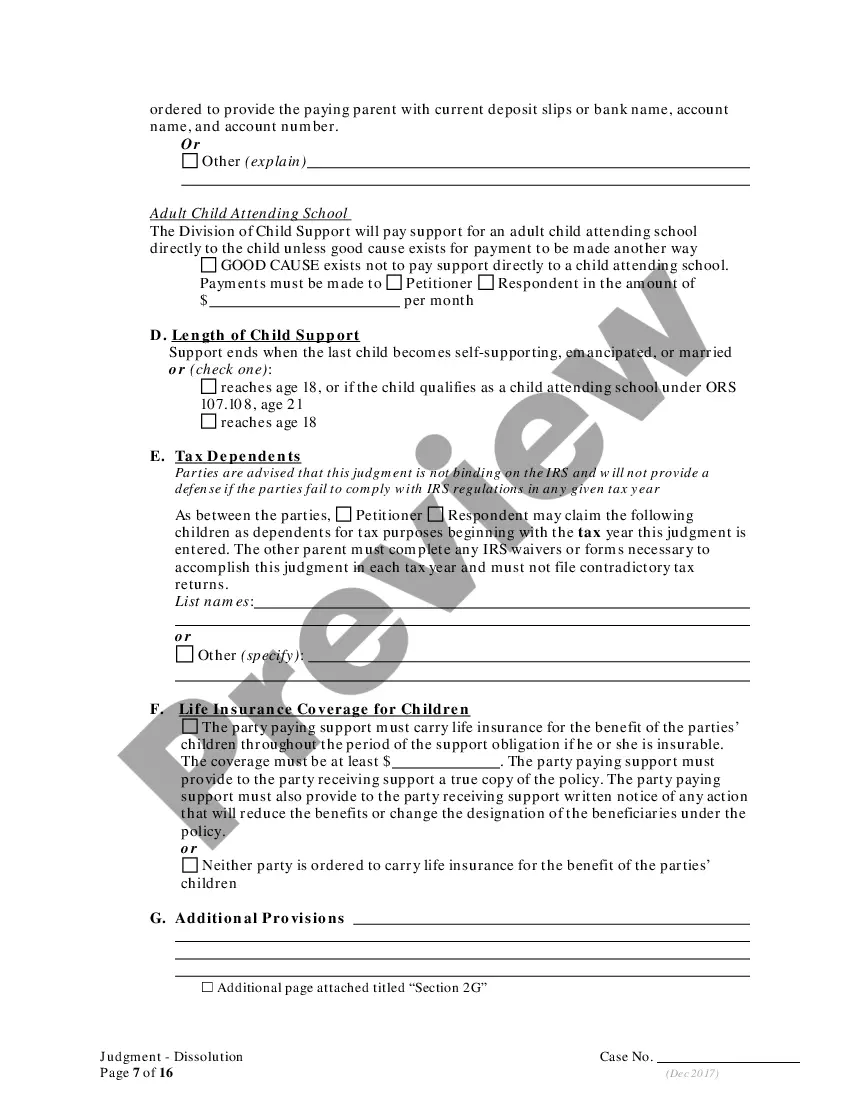 Get Stipulated General Judgment of Dissolution of Marriage and Money Award Preview Stipulated General Judgment of Dissolution of Marriage and Money Award