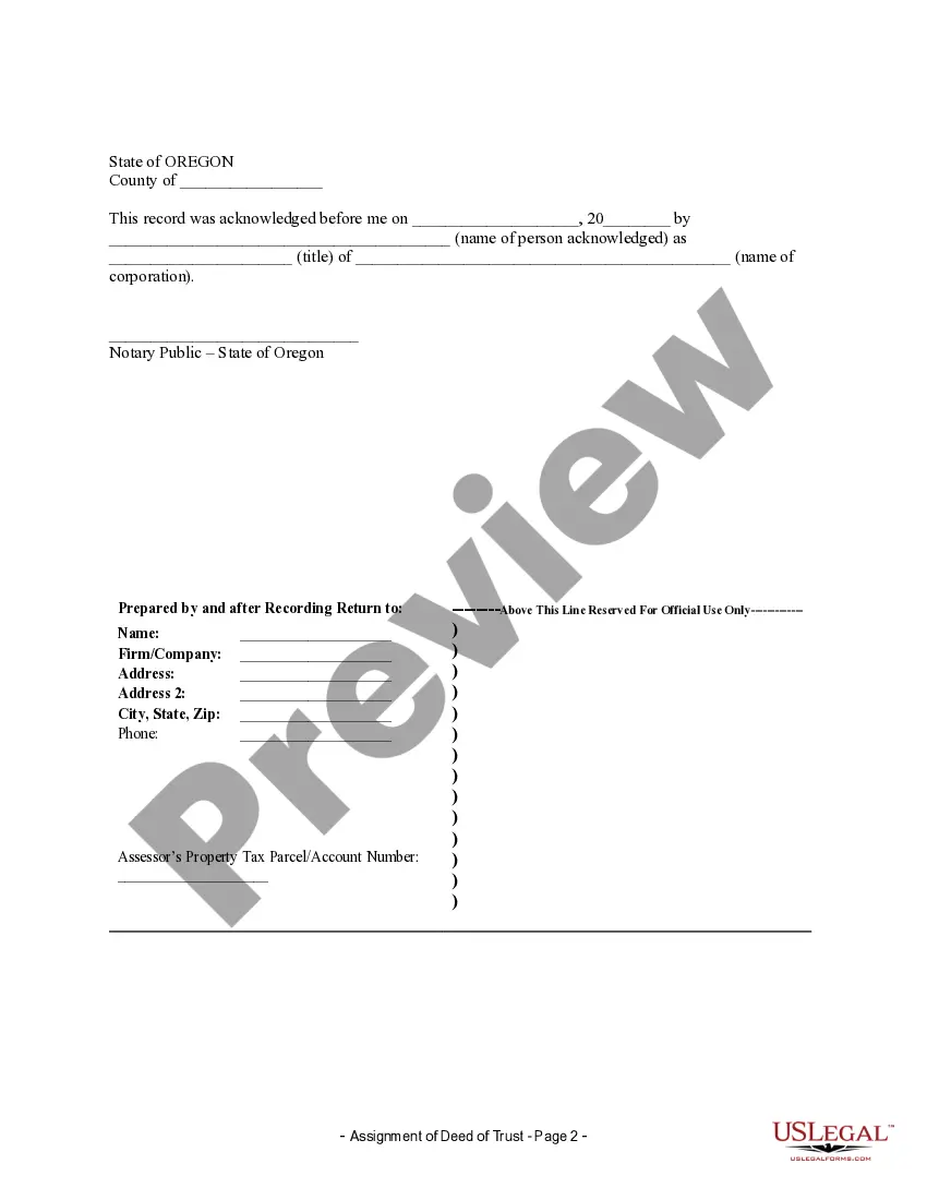 Get Assignment of Deed of Trust by Corporate Mortgage Holder Preview Assignment of Deed of Trust by Corporate Mortgage Holder