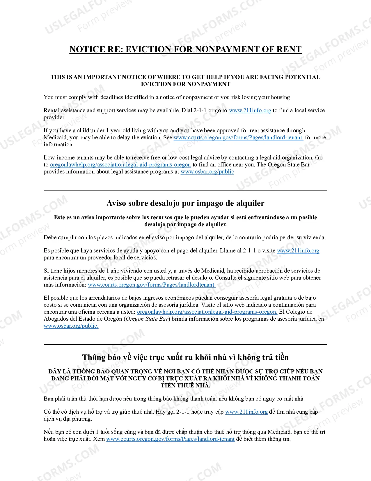 Preview 13 Day Notice to Pay Rent or Lease Terminates for Residential Property