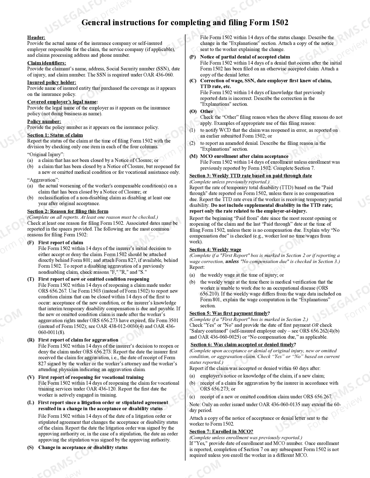 Preview Insurers Report