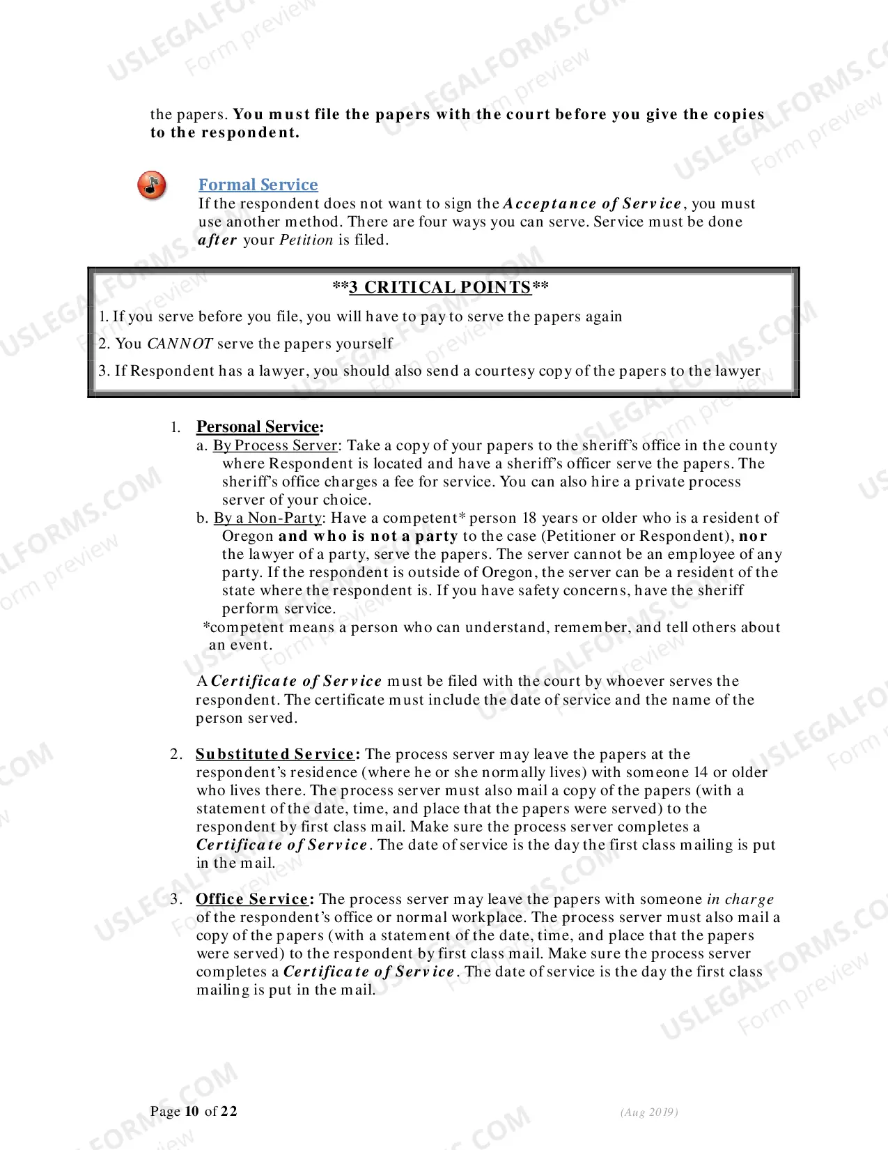 Preview Petitioner's Ex Parte Motion for Order of Default and Declaration in Support