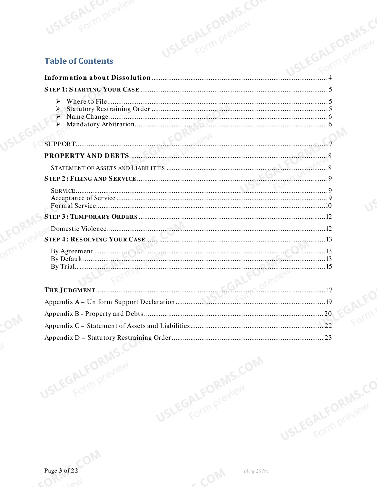 Preview Petitioner's Ex Parte Motion for Order of Default and Declaration in Support