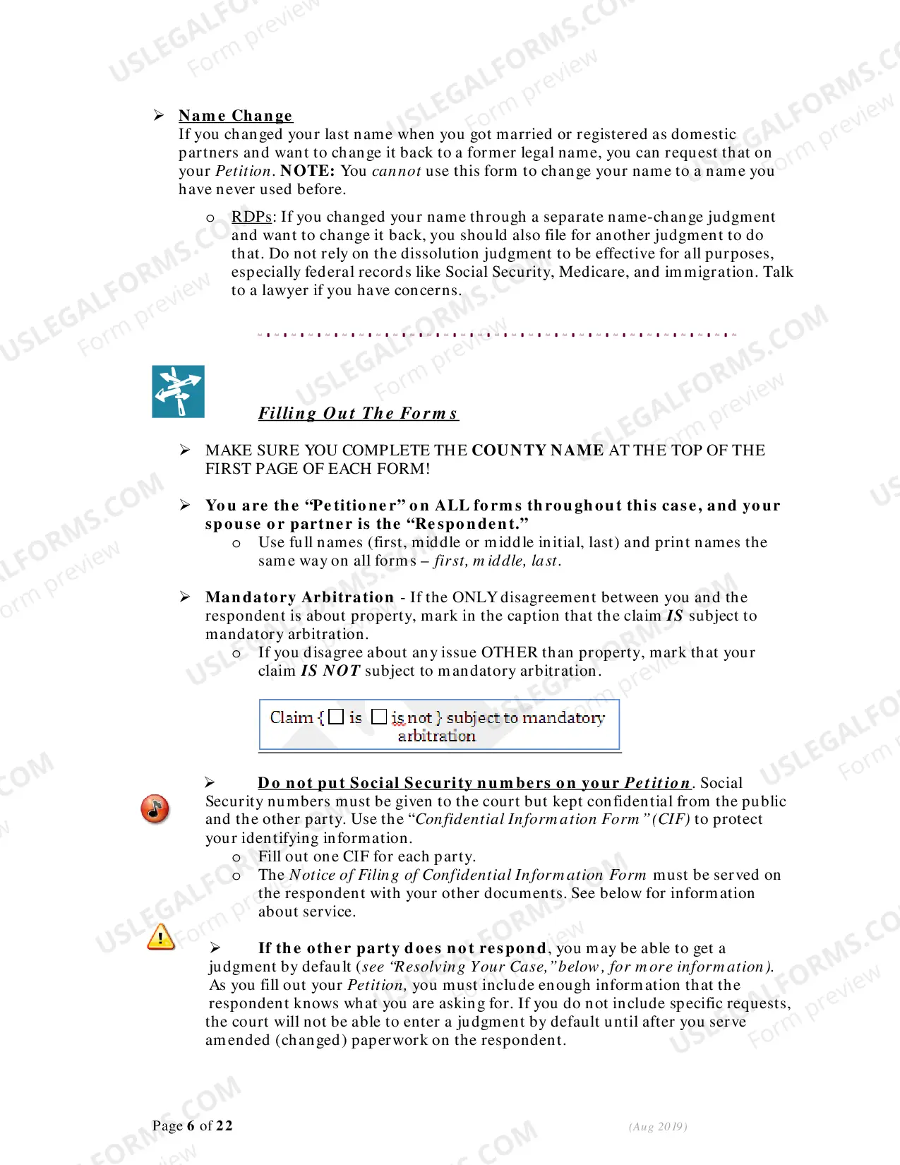 Preview Petitioner's Ex Parte Motion for Order of Default and Declaration in Support