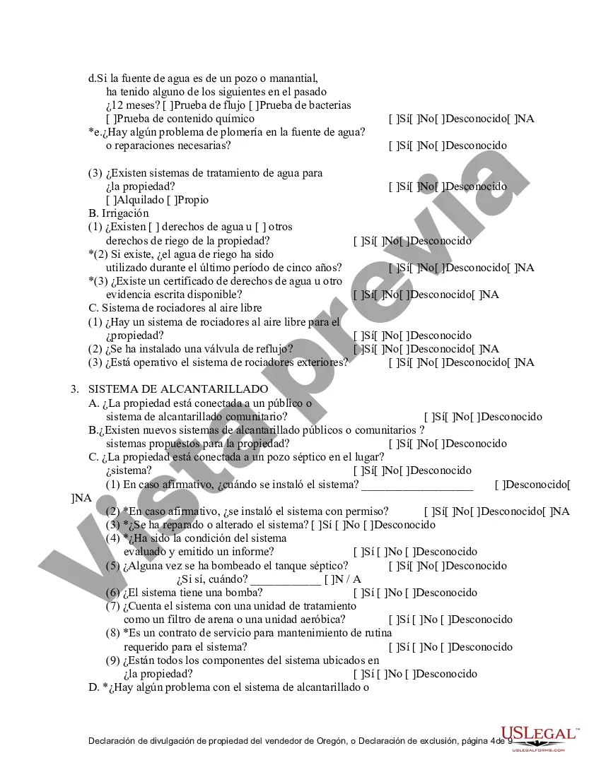 Preview Declaración de Divulgación de Ventas de Bienes Raíces Residenciales