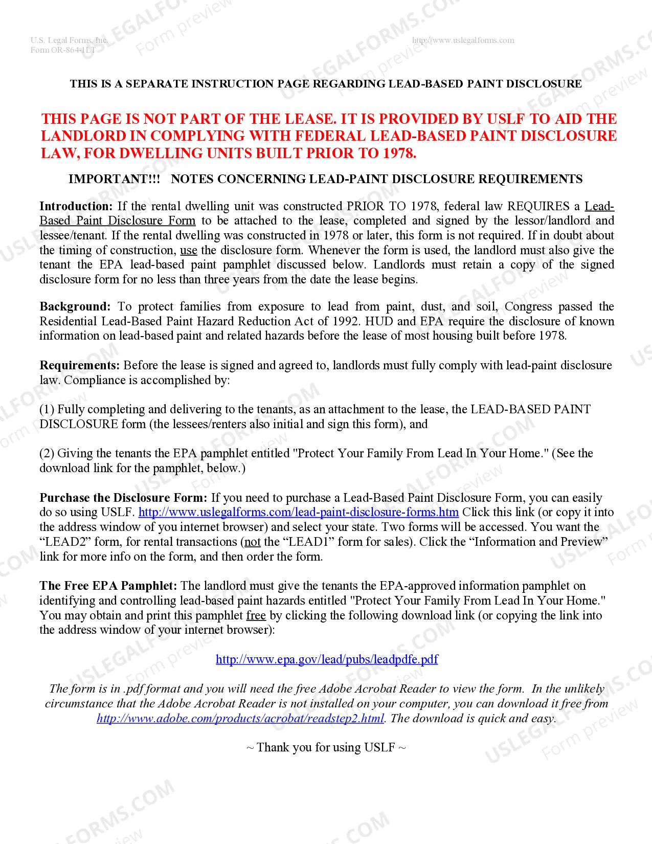 Preview Residential Lease or Rental Agreement for Month to Month