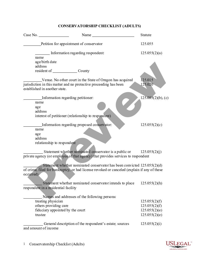 oregon-conservatorship-checklist-adults-us-legal-forms