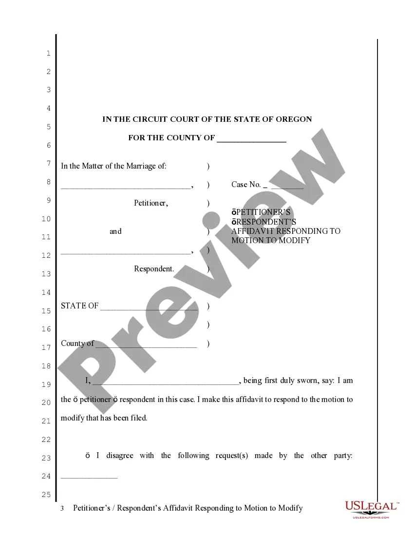 Get Response to Petition for Modification of Custody and Visitation Forms and Instructions Preview Response to Petition for Modification of Custody and Visitation Forms and Instructions