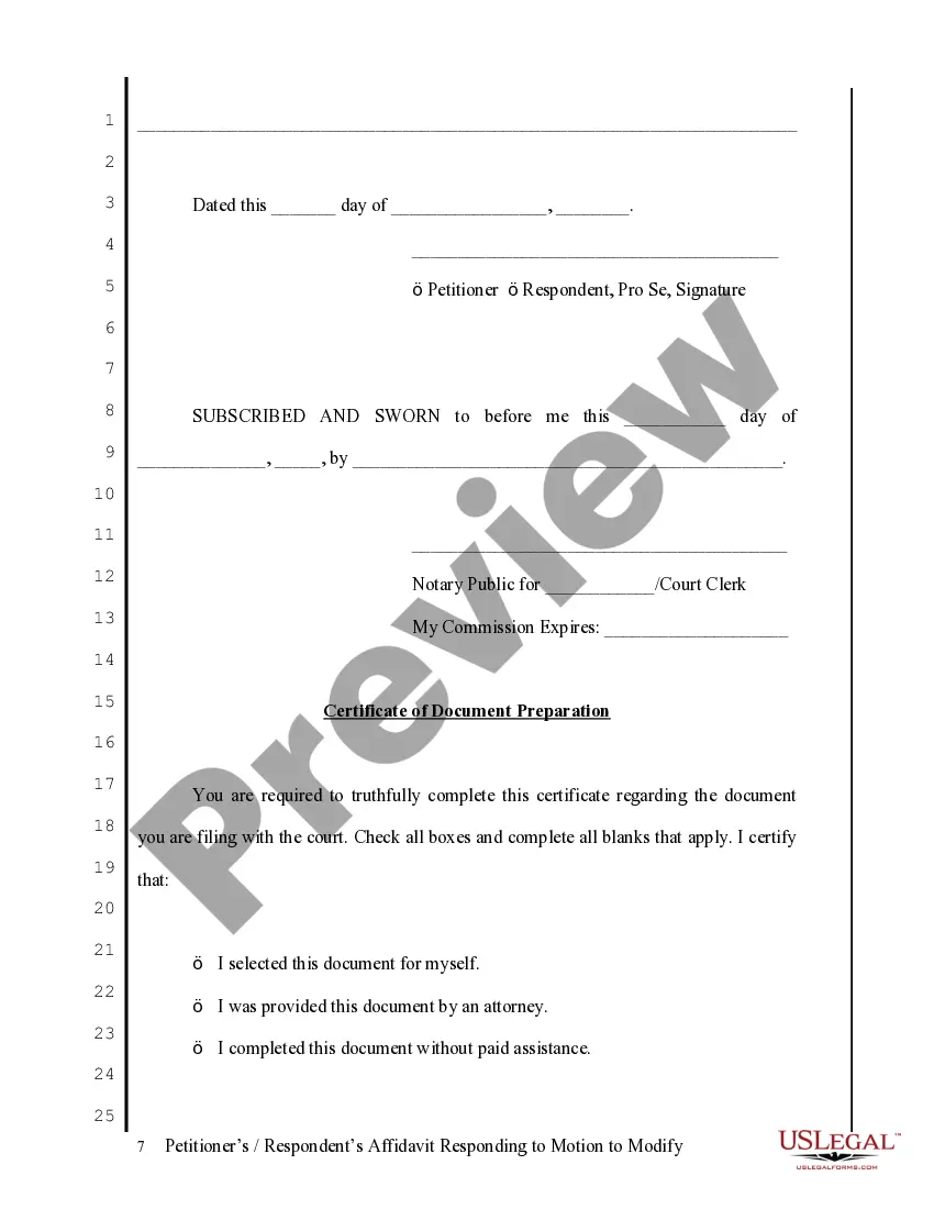 Get Response to Petition for Modification of Custody and Visitation Forms and Instructions Preview Response to Petition for Modification of Custody and Visitation Forms and Instructions