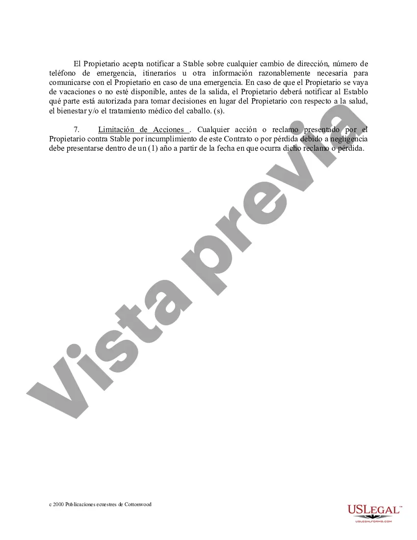 Preview Paquete de formularios equinos de caballos de Oregón