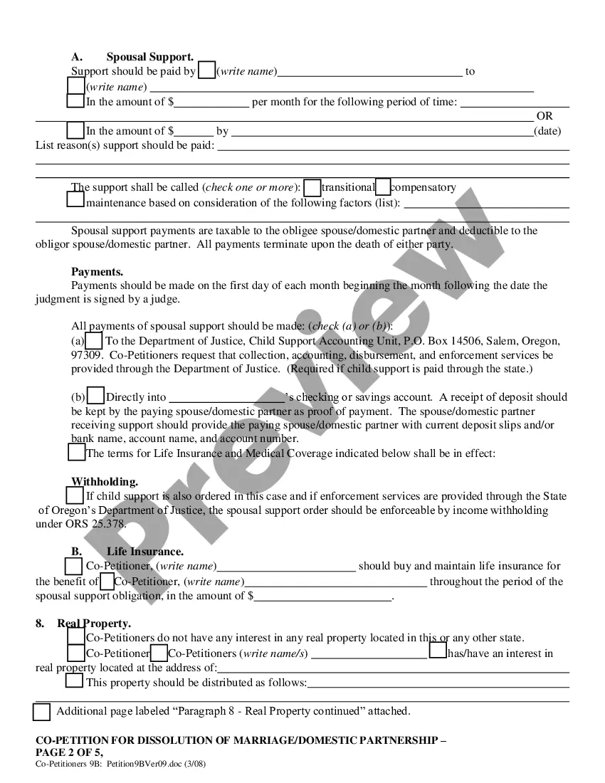 Get Co-Petition for Dissolution of Marriage Preview Co-Petition for Dissolution of Marriage