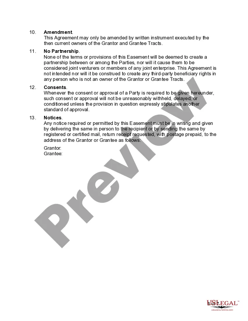 Get Access Easement Preview Access Easement