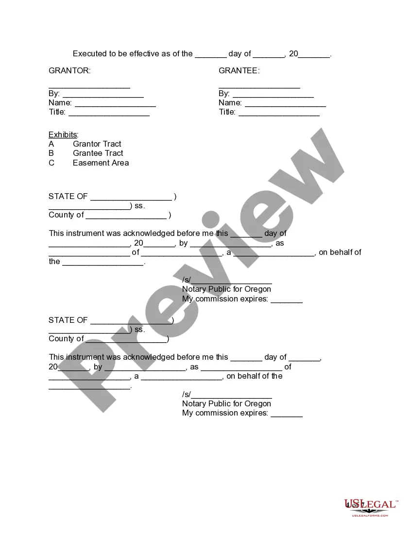 Get Access Easement Preview Access Easement