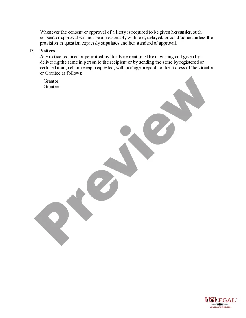 Get Access Easement Preview Access Easement