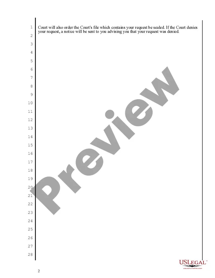 Preview Oregon Expungement Package - Arrested but not Charged