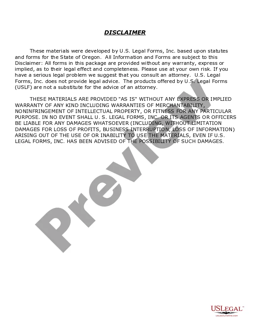 Preview Oregon Expungement Package - Convicted more than 3 years ago