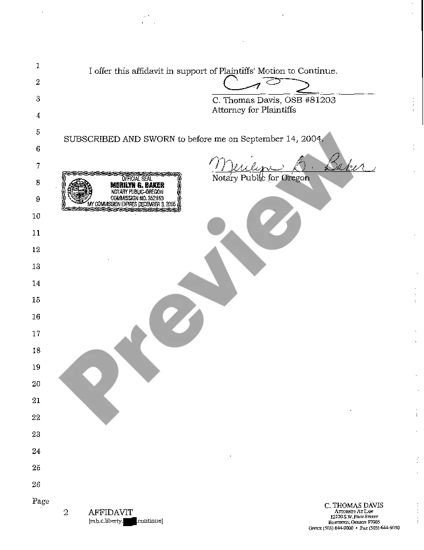 Get A06 Affidavit of Filing of Summons and Complaint Preview A06 Affidavit of Filing of Summons and Complaint