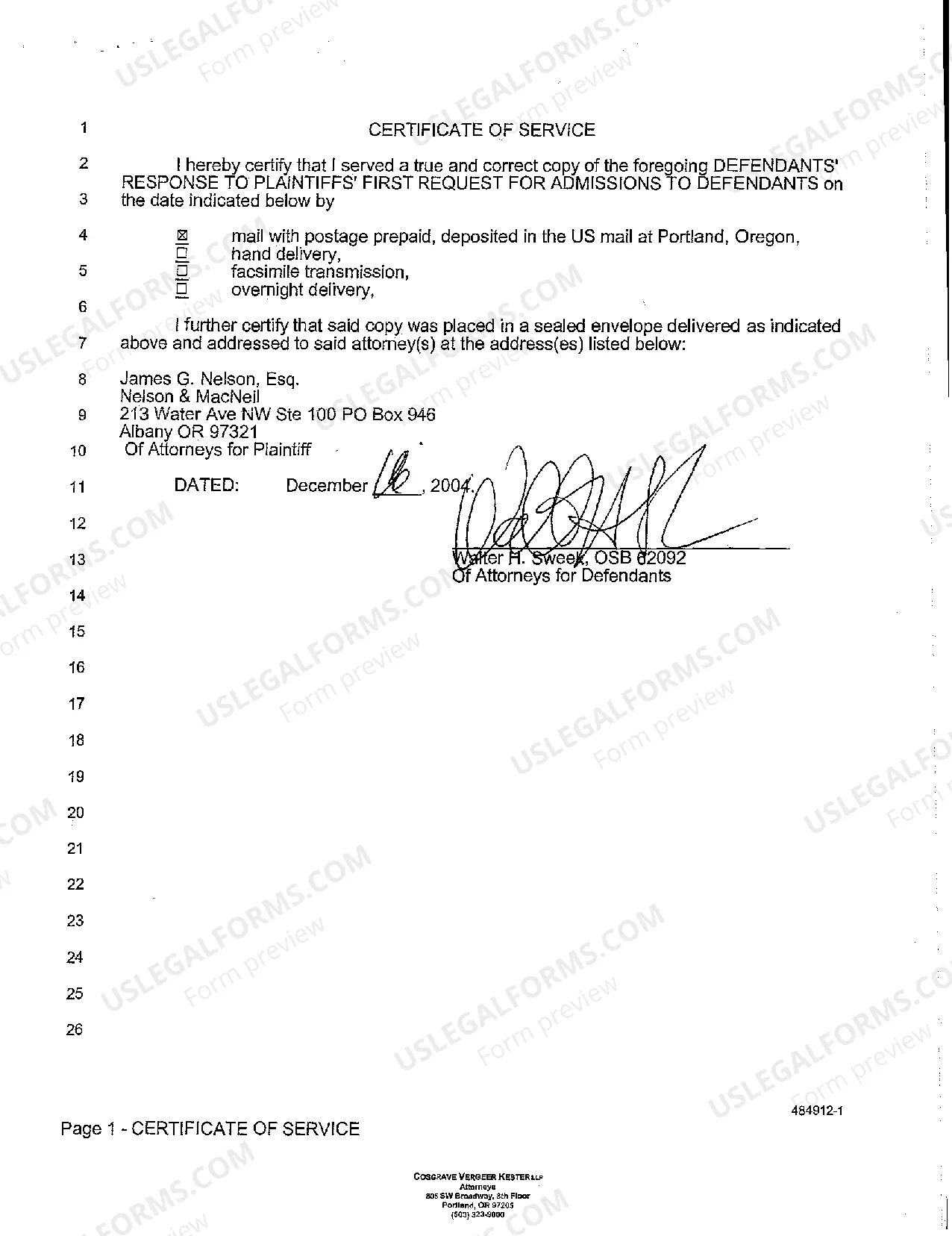 Preview A03 Defendants' Response to Plaintiffs' First Request for Admissions to Defendants