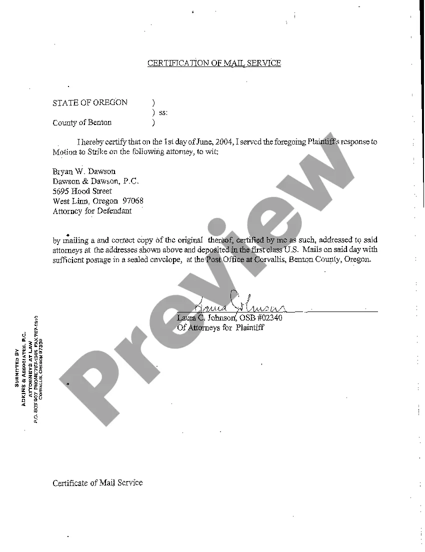 Get A20 Plaintiff's Response to Motion to Strike Preview A20 Plaintiff's Response to Motion to Strike