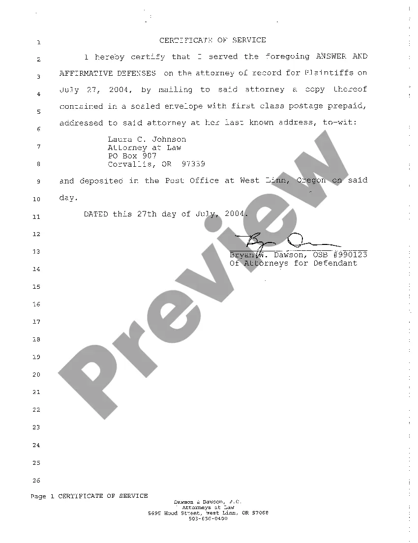 Preview A08 Answer and Affirmative Defenses