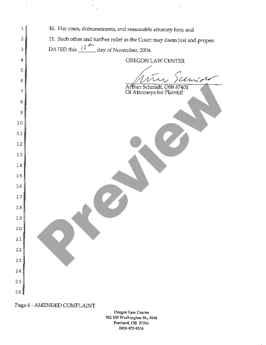 Preview A03 Amended Complaint for Whistle blowing and Wage Claims