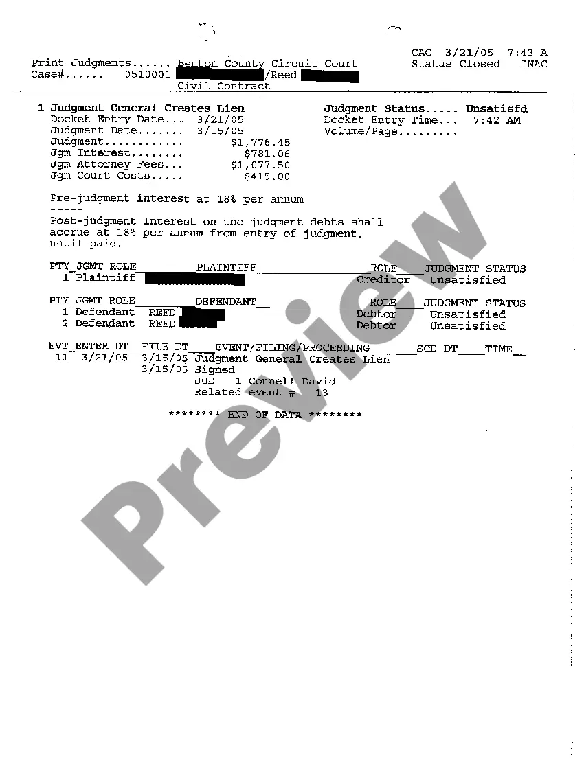 Get A09 Notice of Entry of Judgment Preview A09 Notice of Entry of Judgment