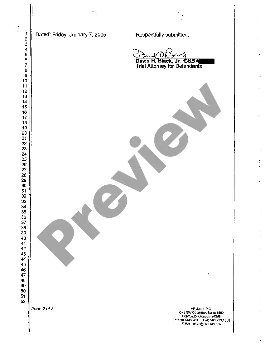 Get A05 Defendants' Offer to Allow Judgment of Dismissal Preview A05 Defendants' Offer to Allow Judgment of Dismissal