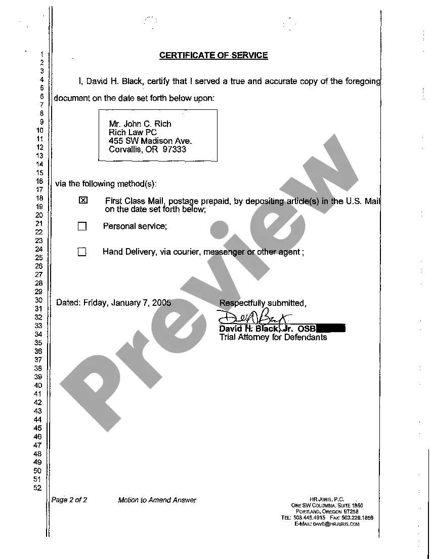 Preview A03 Defendants' Motion to Amend Answer and Counterclaims