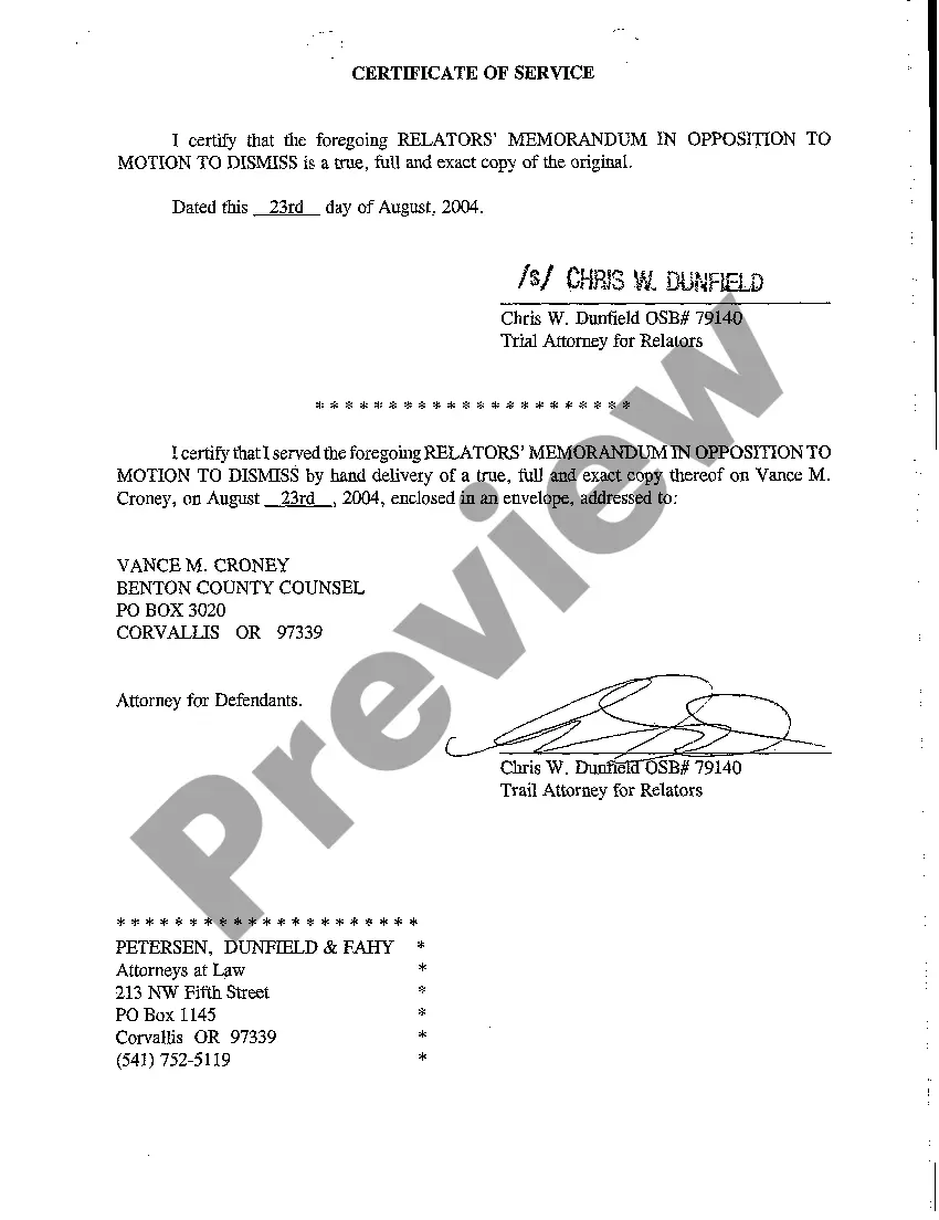 Preview A34 Relators' Memorandum in Opposition to Motion to Dismiss