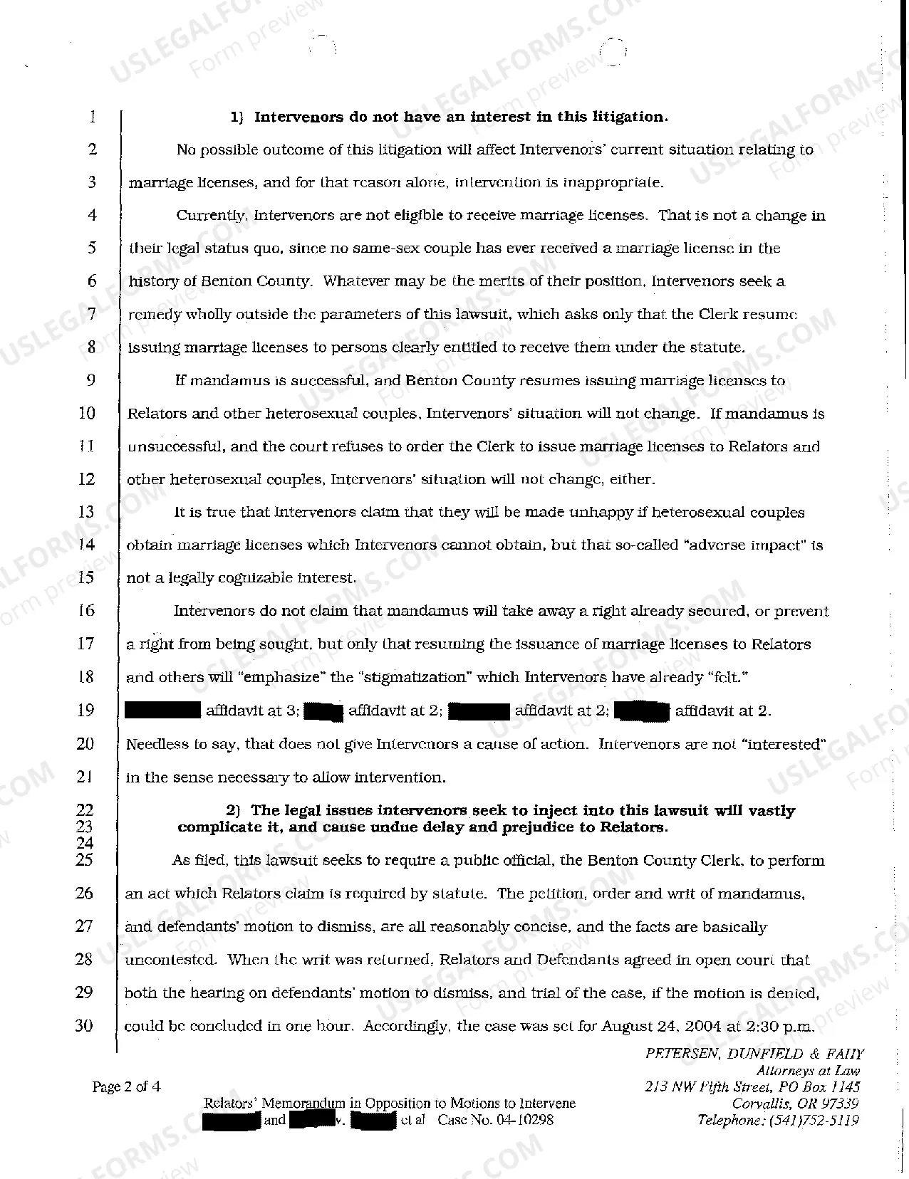 Preview A24 Relators' Memorandum in Opposition to Motions to Intervene