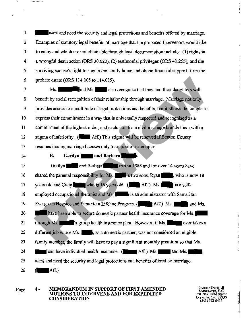 Get A23 Memorandum in Support of First Amended Motions to Intervene and For Expedited Consideration Preview A23 Memorandum in Support of First Amended Motions to Intervene and For Expedited Consideration