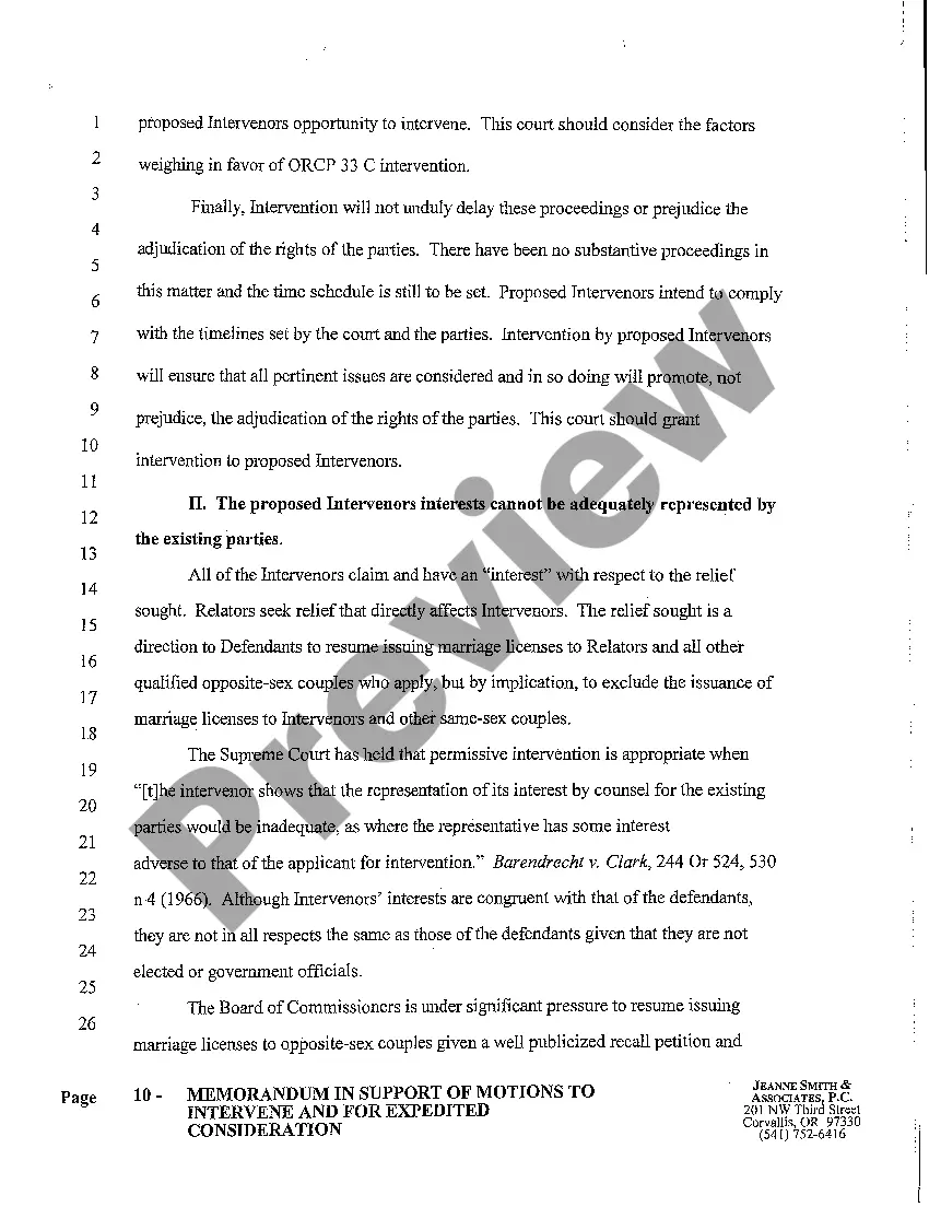Get A19 Memorandum in Support of Motions to Intervene and for Expedited Consideration Preview A19 Memorandum in Support of Motions to Intervene and for Expedited Consideration