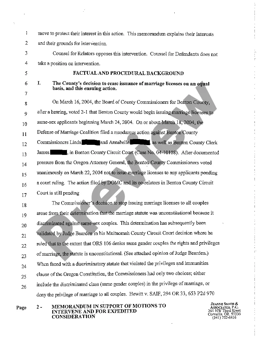 Get A19 Memorandum in Support of Motions to Intervene and for Expedited Consideration Preview A19 Memorandum in Support of Motions to Intervene and for Expedited Consideration