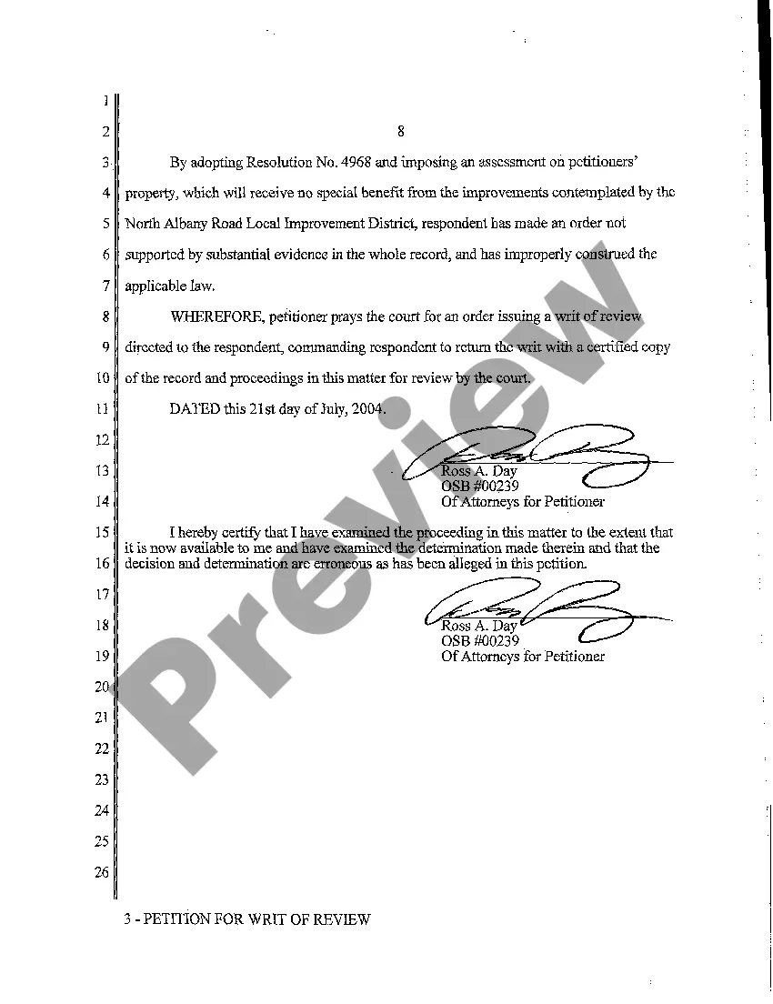 Preview A08 Petition for Writ of Review