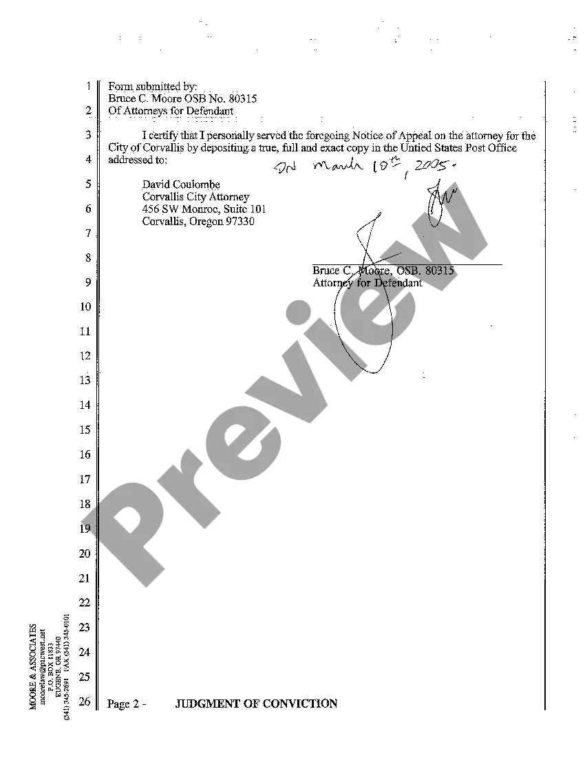 Get A01 Judgment of Conviction Preview A01 Judgment of Conviction